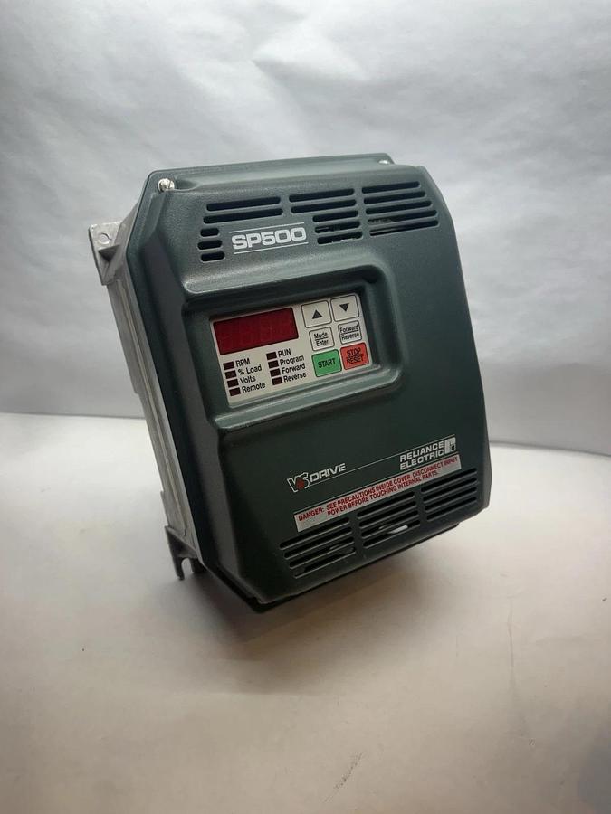 Refurbished Reliance Electric  1SU41001 SP500 VS Drive  1HP, 380 460VAC, 2.1A, 0-240HZ, 3ph