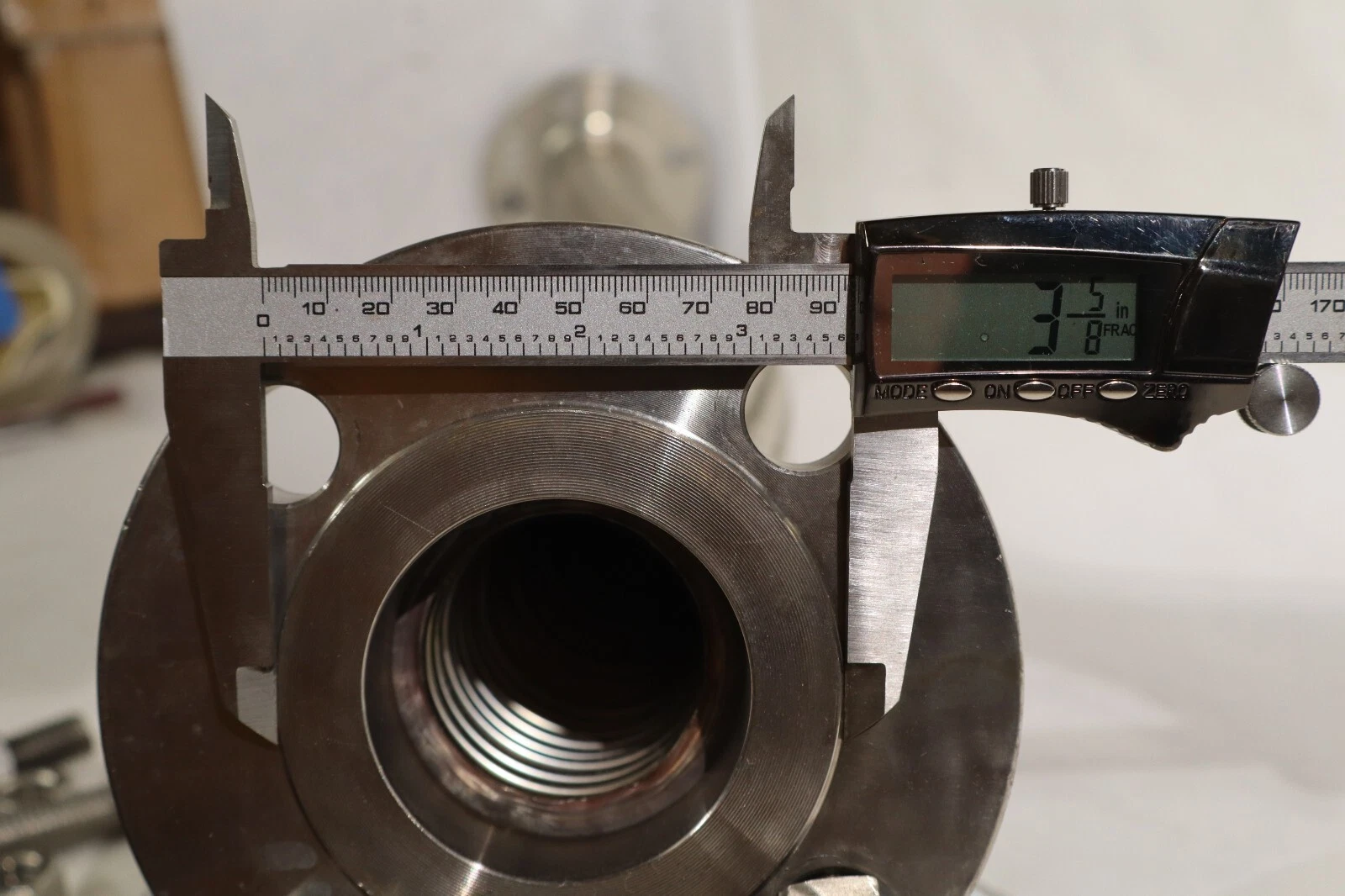 Used 2" x 36" SS Stainless Flexible Braided Hose Flange 150 SA/A182 F304/304L B16.5
