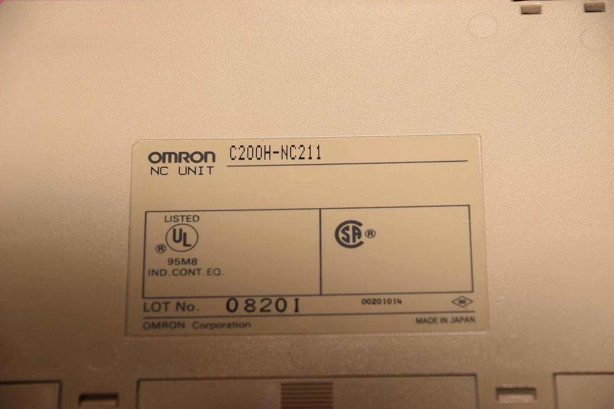 Used Omron  Module NC Unit, C200H-NC211, NC211