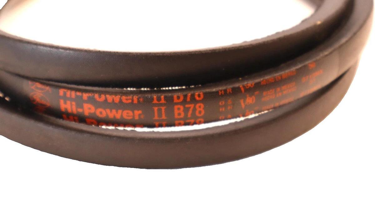 (NEW) GATES B78 , B 78 , B-78 Hi-Power V-Belt