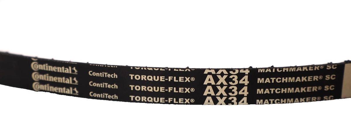 Continental AX34 Torque-Flex Matchmaker SC Cogged Belt V-Belt (New)