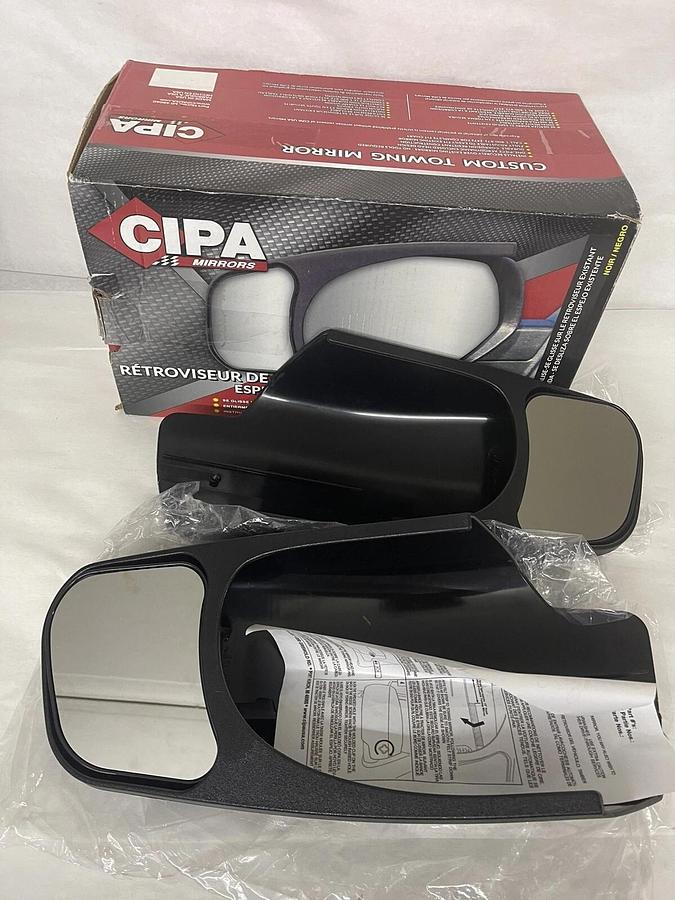 CIPA 10900  Pair Of Towing Mirrors fits Chevrolet/GMC/Cadillac 2007-2013 NEW!!
