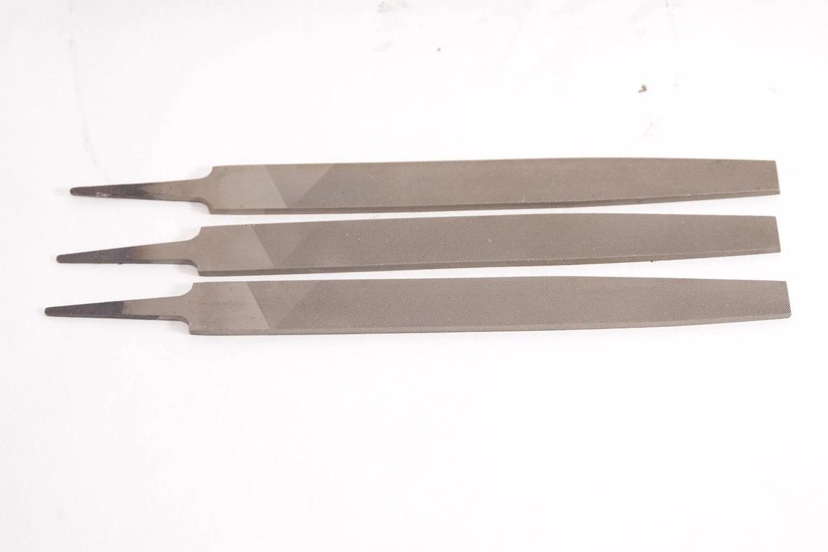 (NEW - Lot of 3) AMERICAN PATTERN DIC03632 8" Length 3/4" Wide Smooth Flat File