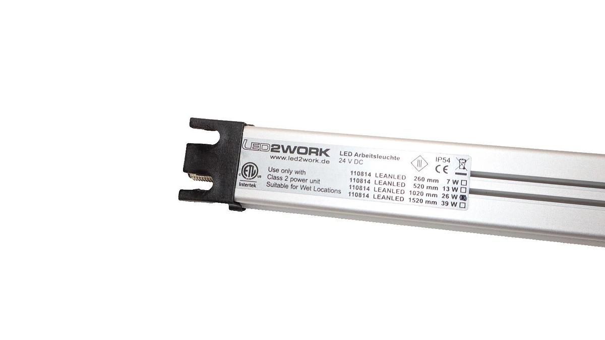 Intertek 110814 24Vdc 26W Led2Work Surface Mount Machine Light (New)