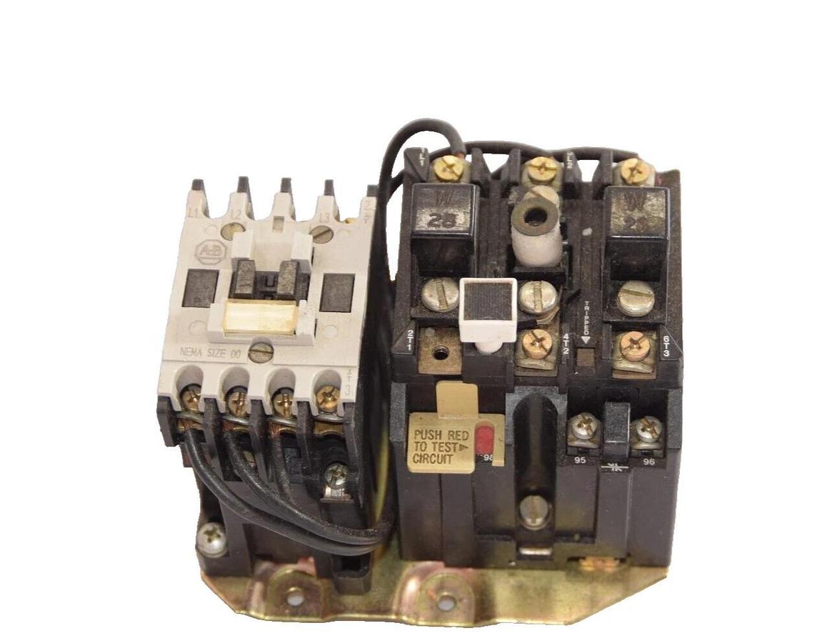 Used ALLEN BRADLEY 509-T0D Series B Nema Size 00 Non-Reversing Starting Relay