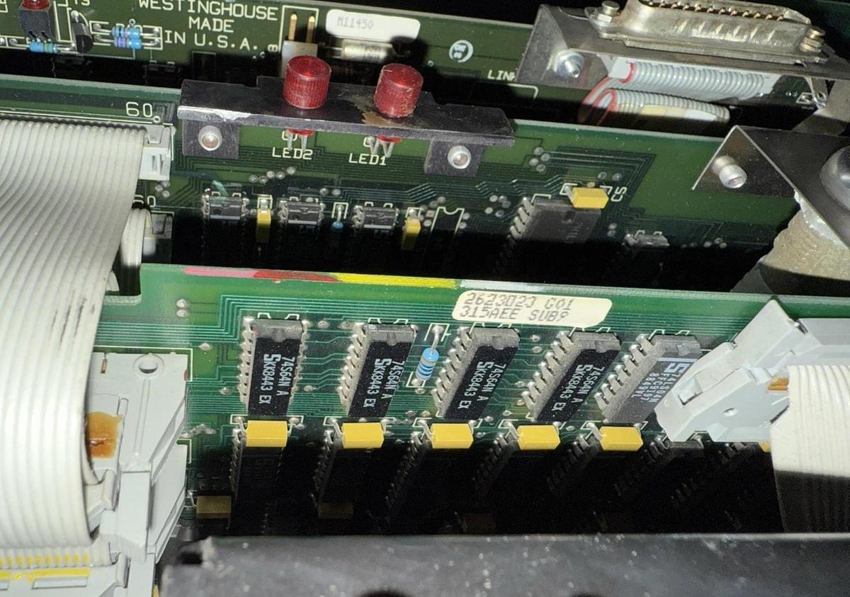 Used WESTINGHOUSE HPPC 1500-1 Programmable Controller 3D04161G01 2623D21, 2623D23