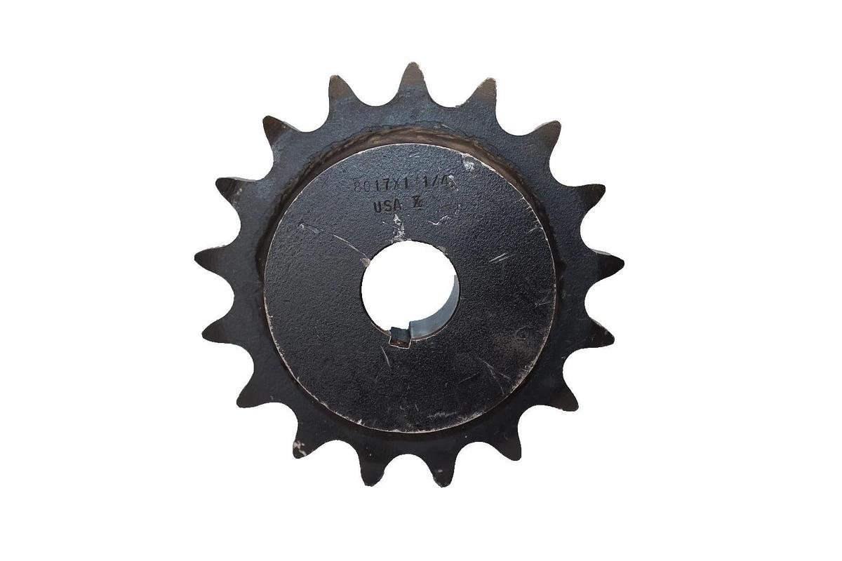 Browning Sprocket 8017x1-1/4 8017 x 1-1/4 17 Teeth Roller Chain Sprocket (New)