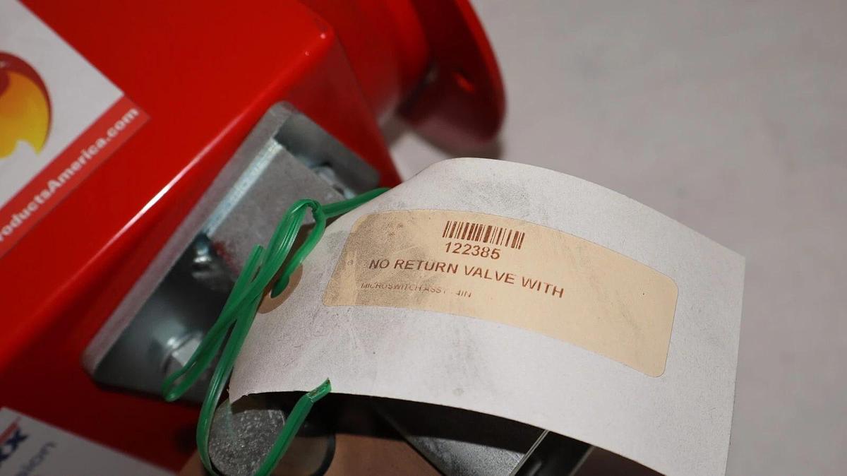 AIRCOM SRL ECOMAXX Safety Not Return Explosion Isol Valve SNR 100 ÷ 400 4" (NOS)