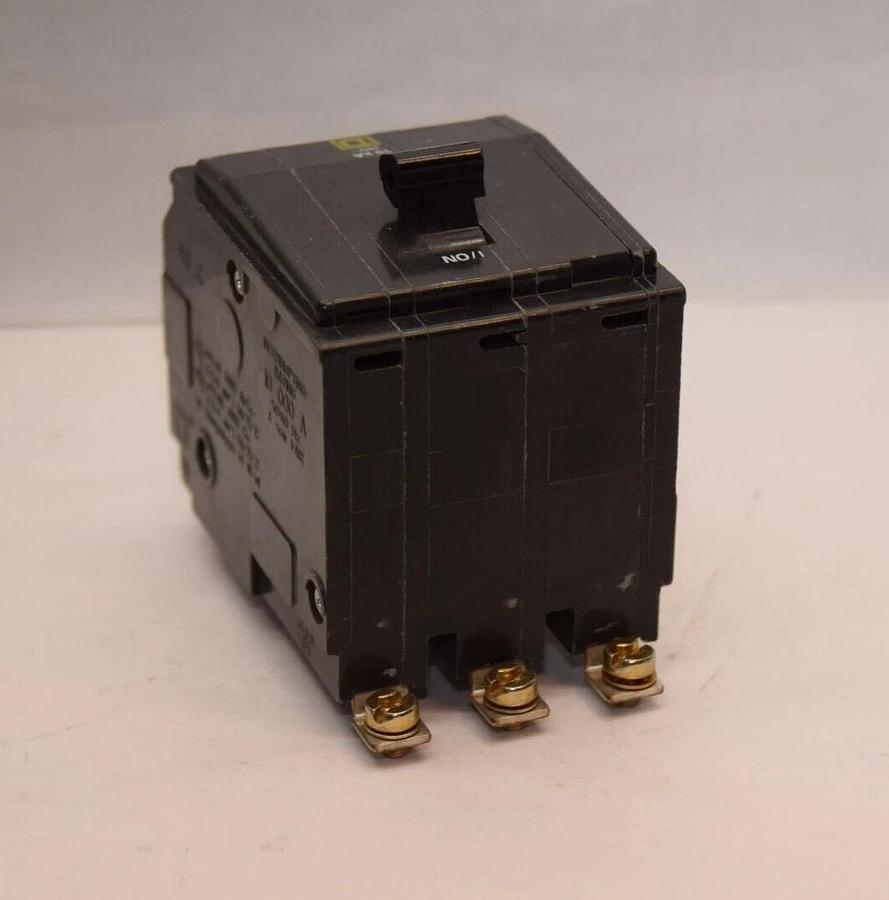 Square D Breaker HACR QOB 20A 20 Amp 3 Pole 3P 240v (New, no box)