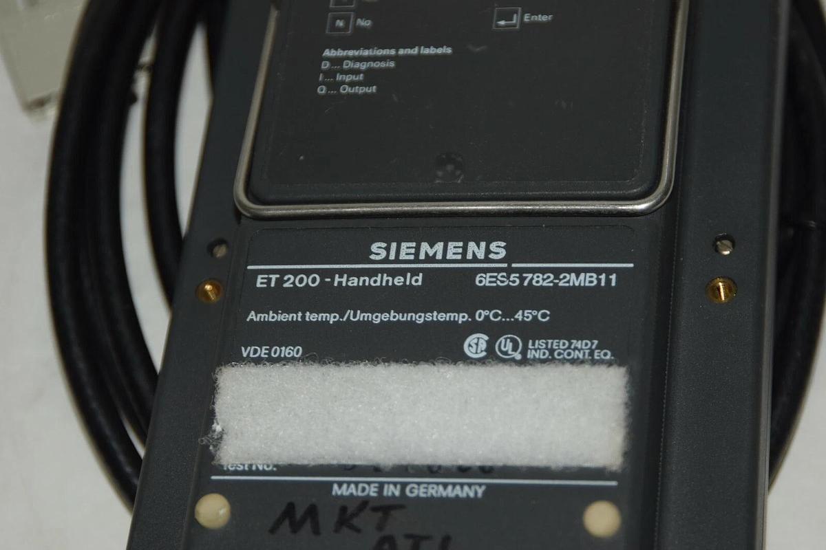 Used SIEMENS ET200-HANDHELD 6ES5782-2MB11 Handheld ET 200 Programer