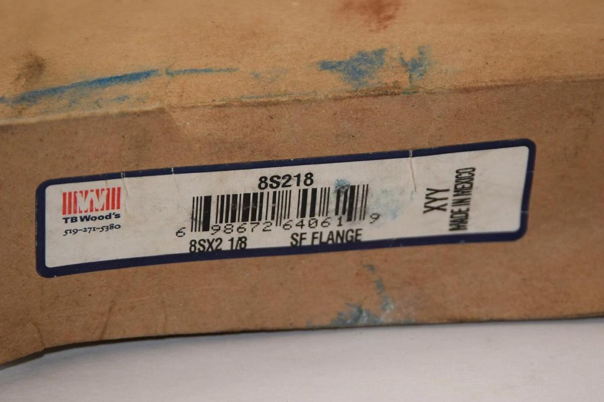 (NEW) TB WOODS 8S218 8SX2-1/8 2-1/8" Sure Flex Coupling Flange