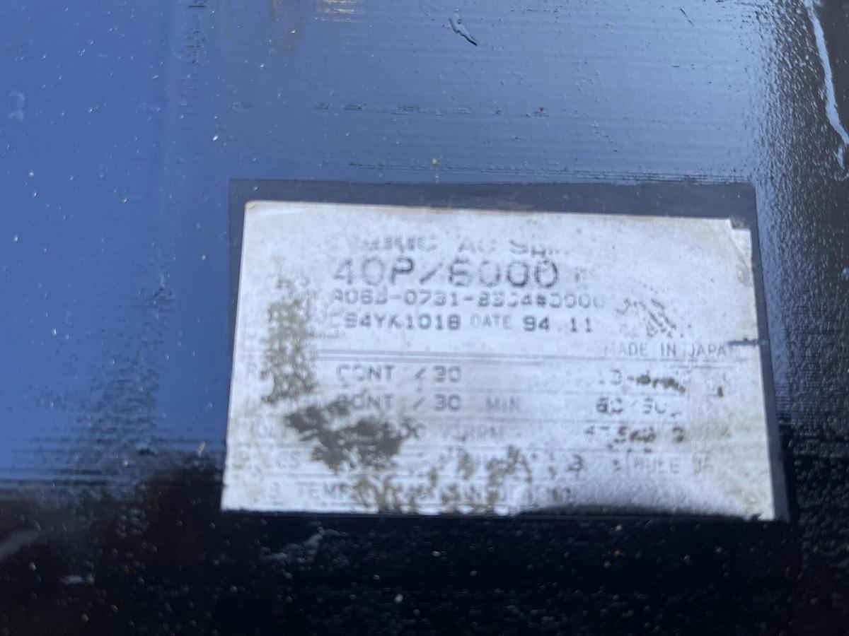 Used Fanuc A06B-0731-B304#3000 AC Motor, 200V 575/4500RPM 30Amp 4 pole A06B-0731-B304