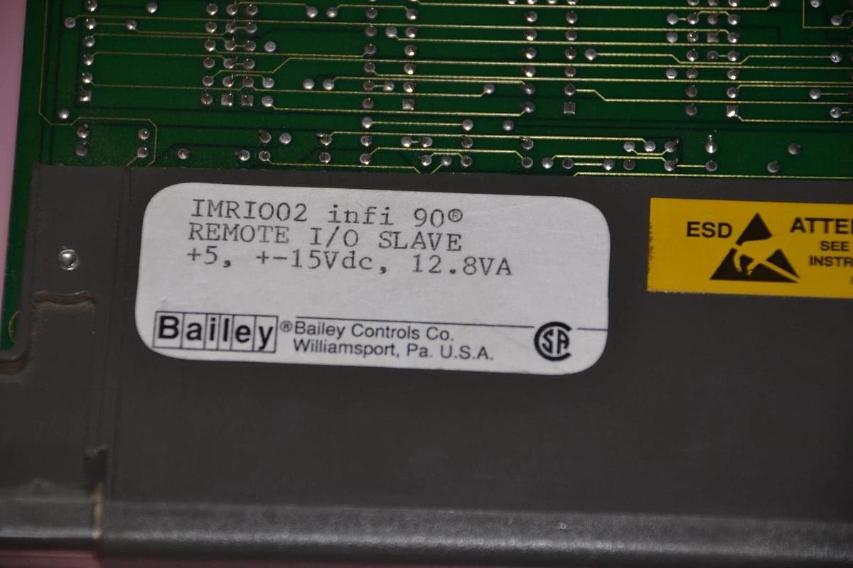Used BAILEY CONTROLS IMRI002 ASSY 6637705AI INFI 90 I/O MODULE