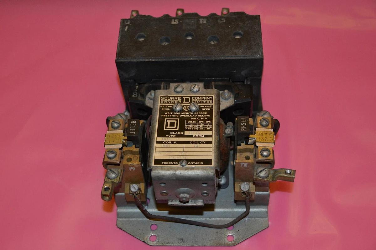 Used Square D Starter 8536 DO1 8536-DO1 8536DO1 8536 D01 3P 550v Coil