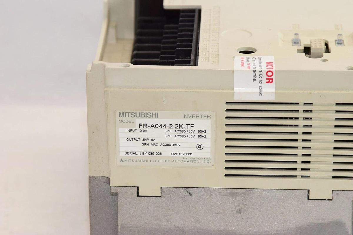 Used MITSUBISHI FR-A044-2.2K-TF 3PH 380-460V 50/60Hz 9.9A Drive Inverter