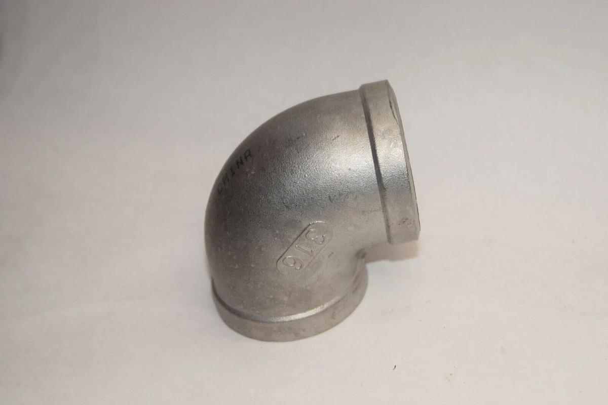 (NEW) Stainless Steel 1-1/2 -150 1-1/2" 90 Degree 316 Stainless Pipe Fitting