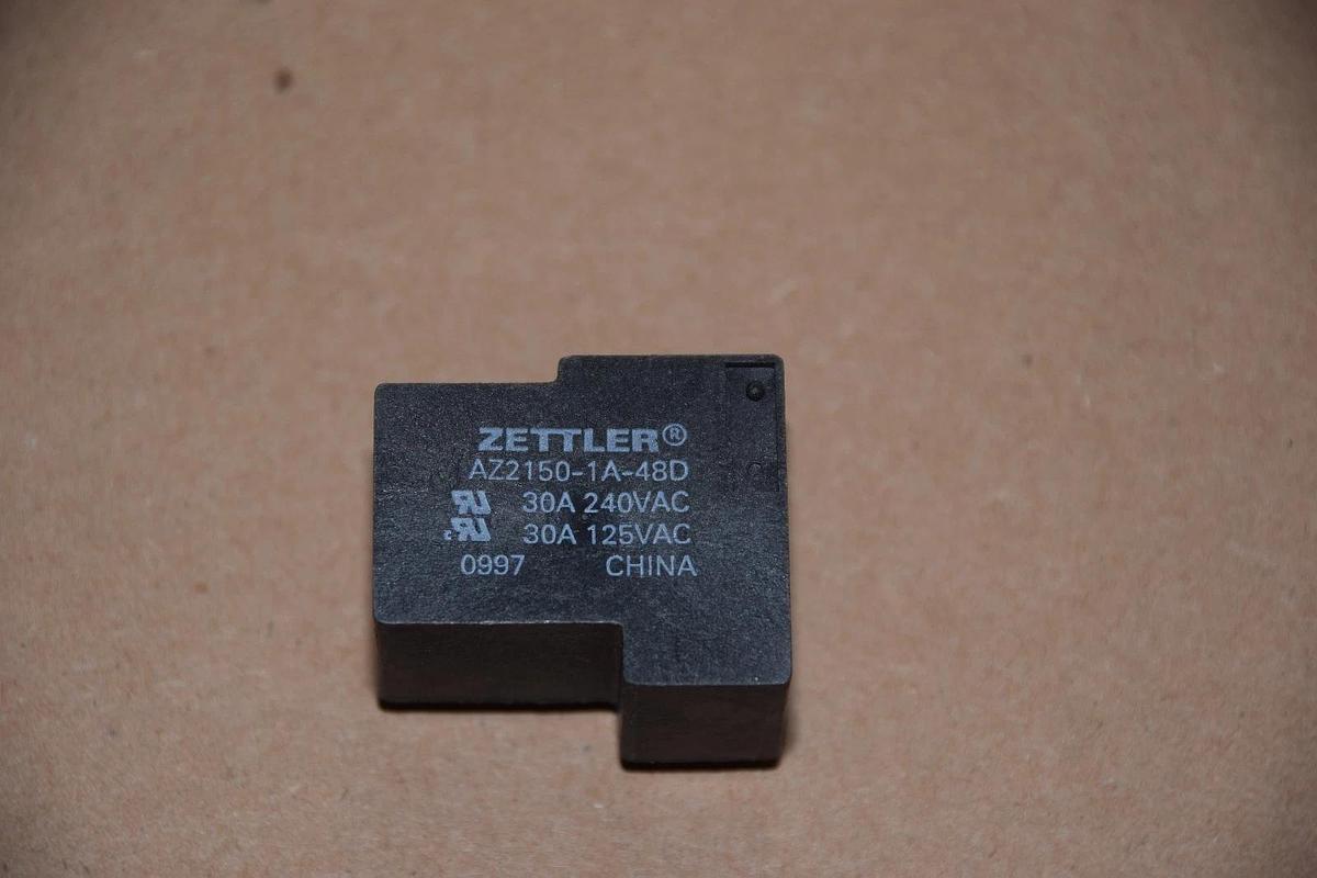 Used ZETTLER AZ2150-1A-48D AZ21501A48D 30A/240VAC 30A/125VAC RELAY
