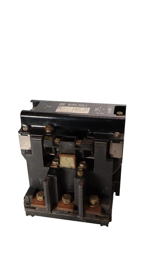 Used Square D Motor Starter 8536 SG01  SG0 1 8536SG01 Size Sz 5 550/600V Coil