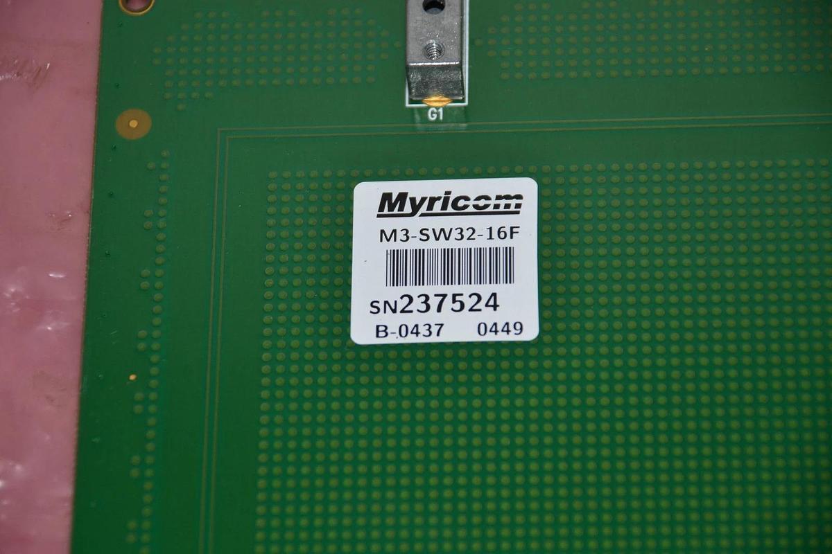 Used MYRICOM CIRCUIT BOARD CARD M3-SW32-16F M3 SW32 16F M3SW3216F