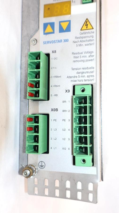 Used Danaher Motion Servostar 300 Servo Drive 346 6A S3060 1-NA S30601-NA
