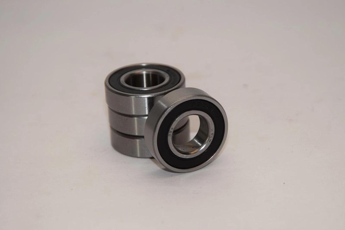 (NEW - LOT OF 4) ELW 394 6002RS 6002-RS 6002 RS Rubber Sealed Bearing