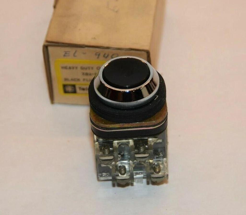 (NEW) TELEMECANIQUE XB2-MA22 XB2-MA23 Black Flush Oiltight Push Button Unit