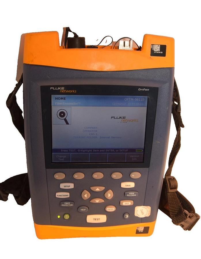 Used Fluke OF-500 OptiFiber OTDR Optical Fiber Analyzer OFTM-5612B MM Module *AS IS*