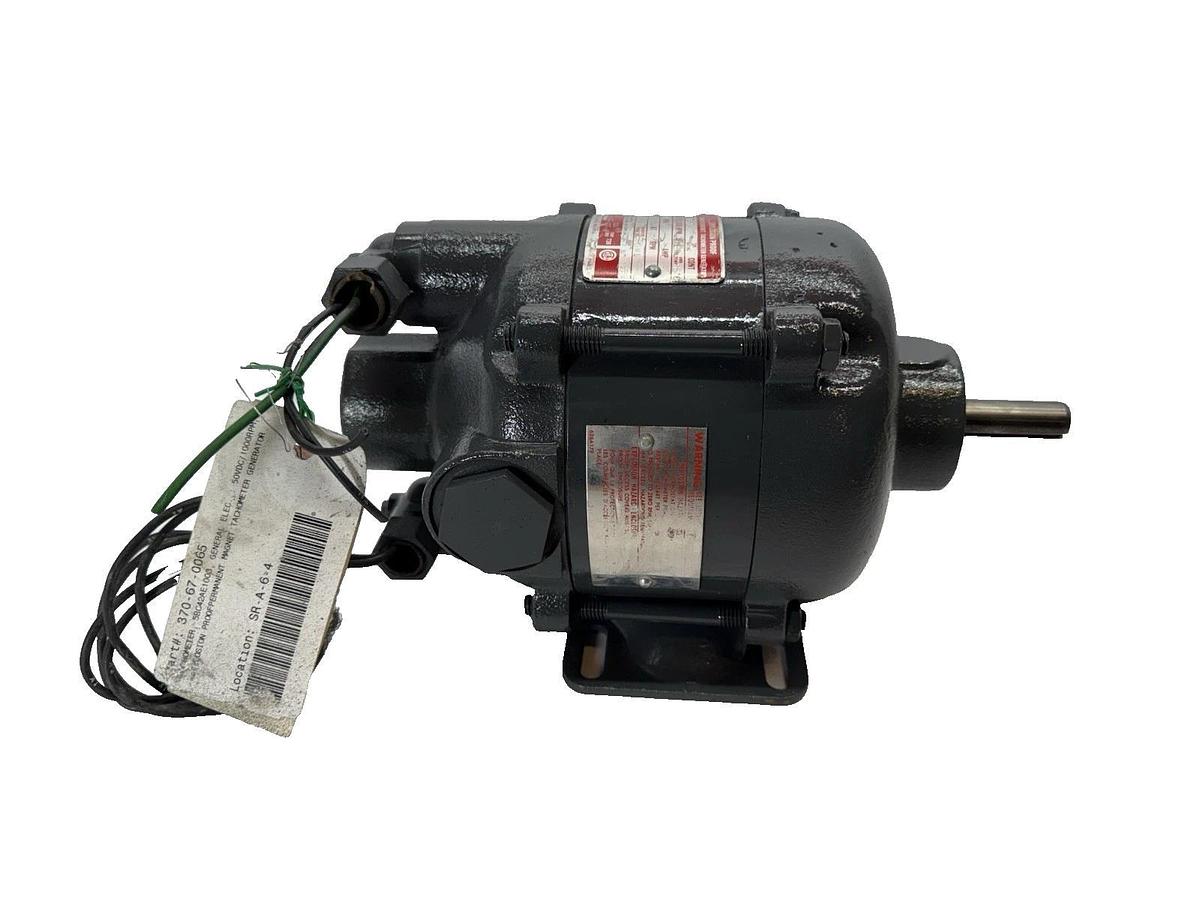 GE Motor 5BC42AE1003A Explosion Proof Permanent Magnet Tach Generator Tachometer