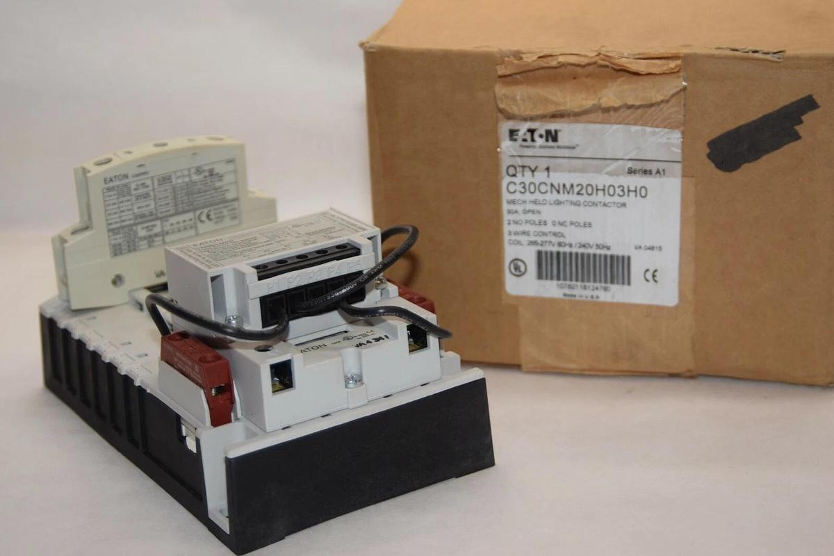 (NEW) EATON C30CNM20H03H0 30A 30 Amp 30 A Series A1 Lighting Contactor