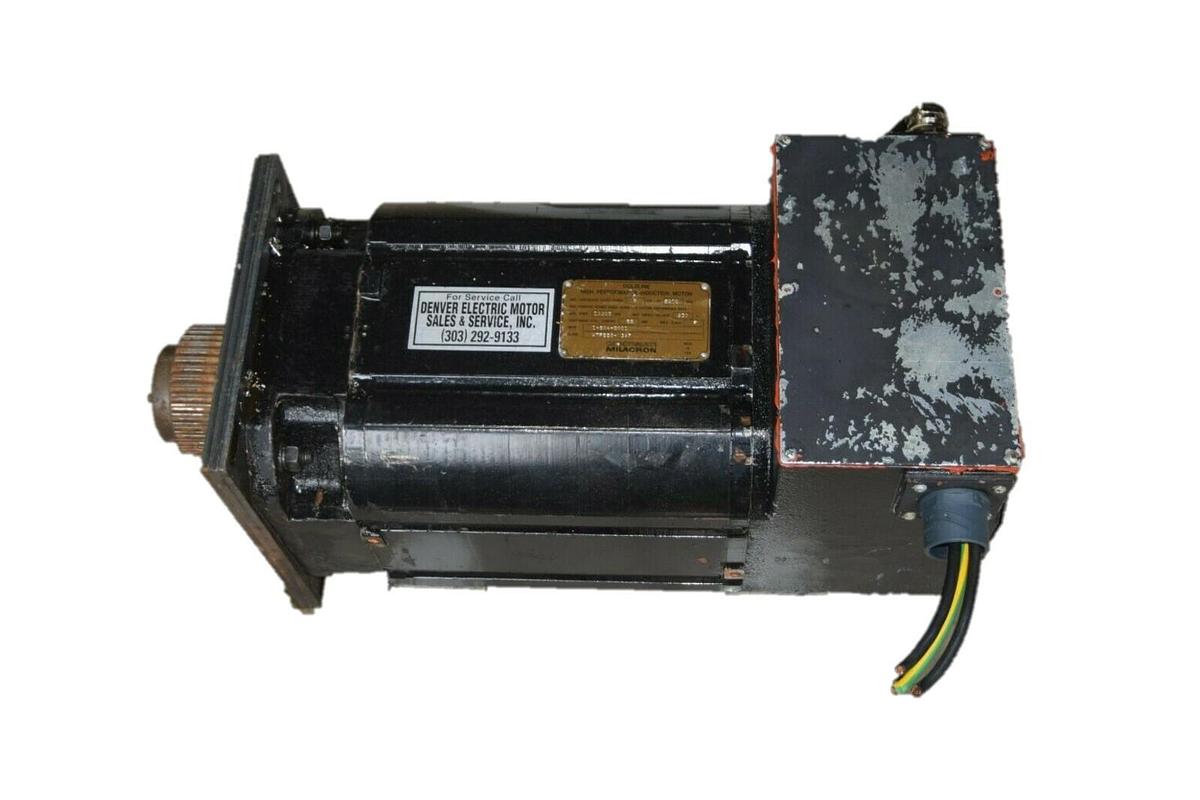 Used Cincinnati Goldline induction Servo Motor 1-604-0001 , 9 KW 6000 RPM 230V 55A