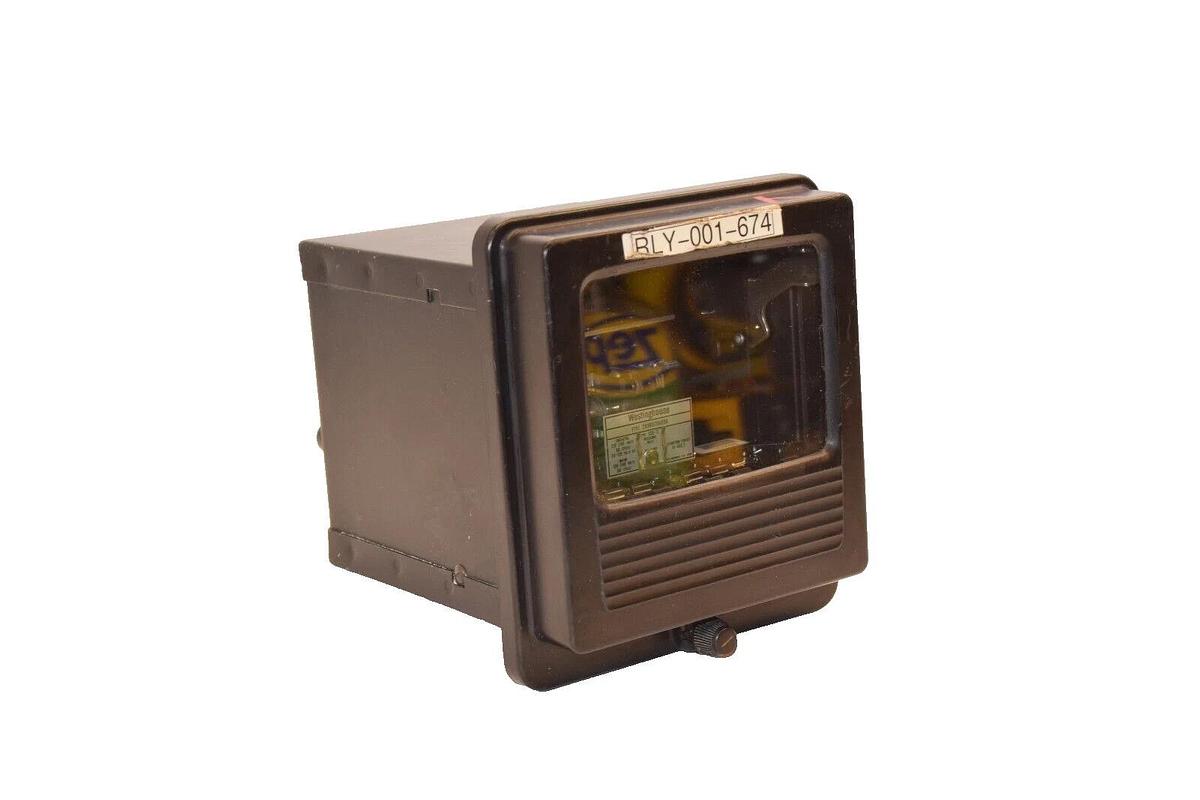 Used WESTINGHOUSE 289B870A09A 120-24V 60Cy Type SGR-12 Reclosing Relay