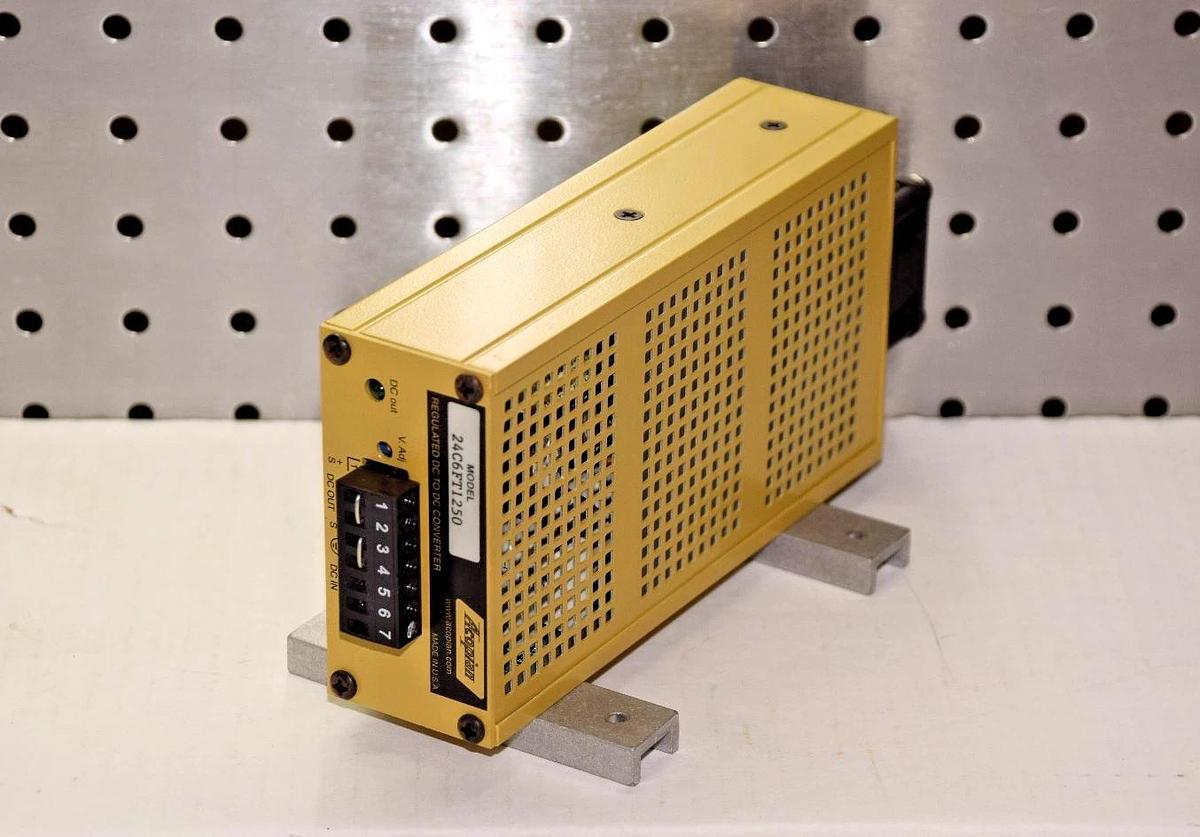 Used ACOPIAN 24C6FT1250 REGULATED DC TO DC CONVERTER POWER SUPPLY