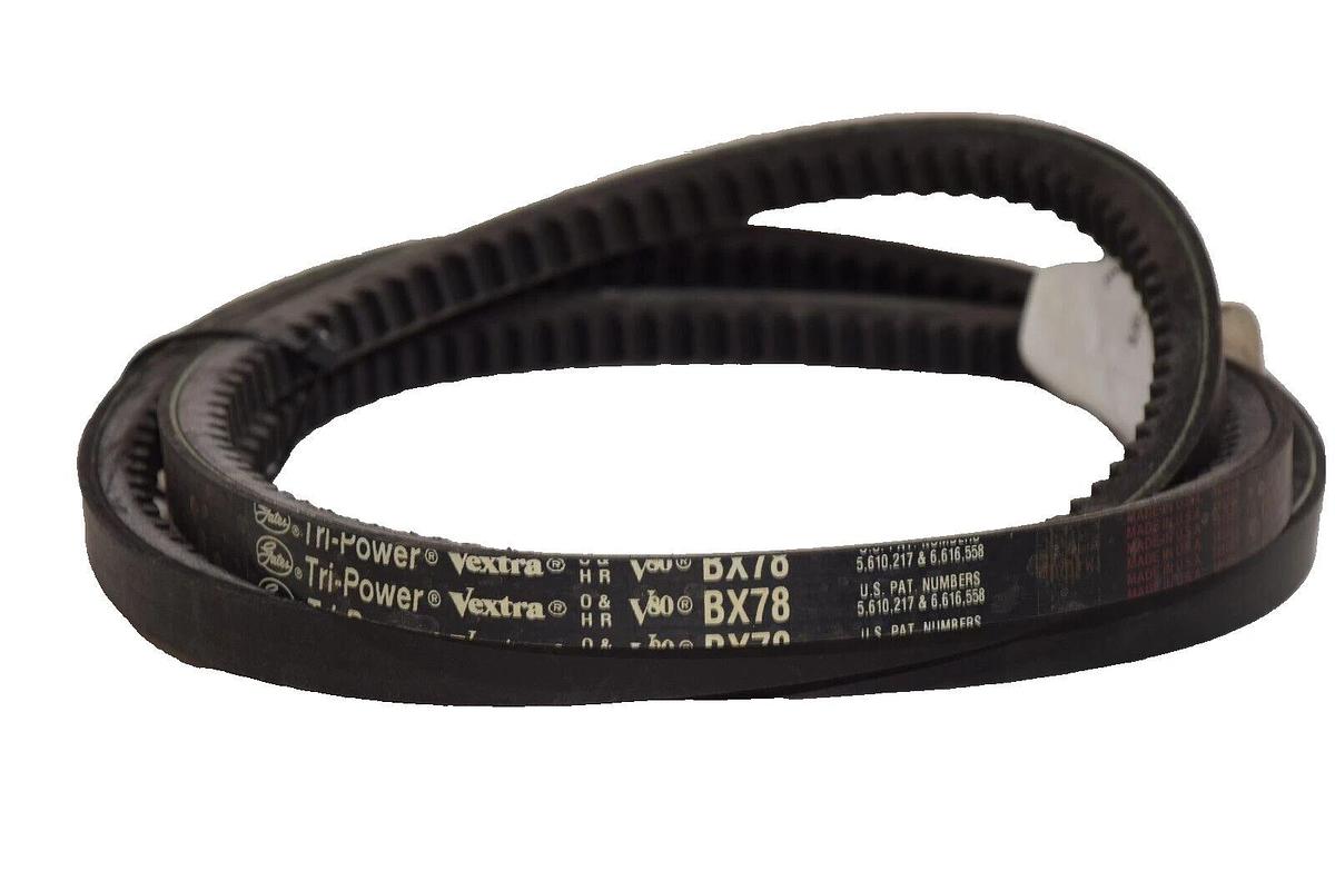 Used (NEW) GATES BX78 , BX-78 , BX 78 , 9013-2078 Tri-Power Cog V-Belt USA