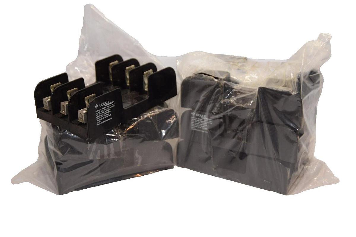 Used (Lot of 6) GOULD SHAWMUT 60308 600V 30A Fuse Holder