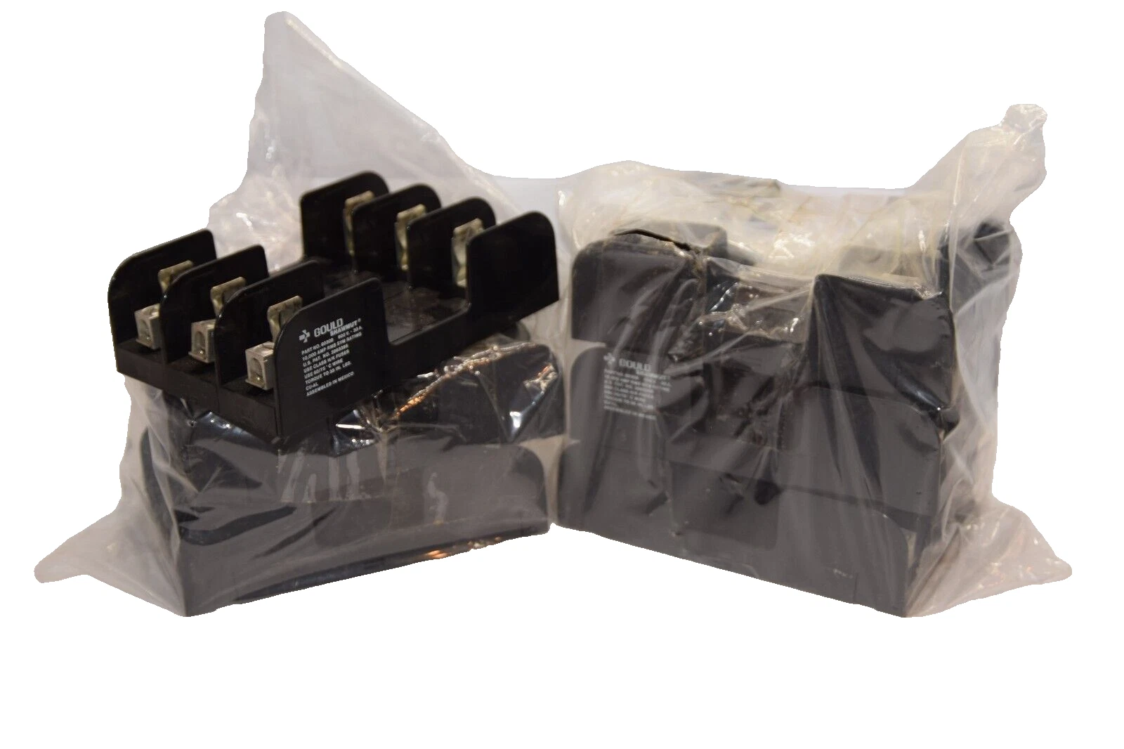 Used (Lot of 6) GOULD SHAWMUT 60308 600V 30A Fuse Holder