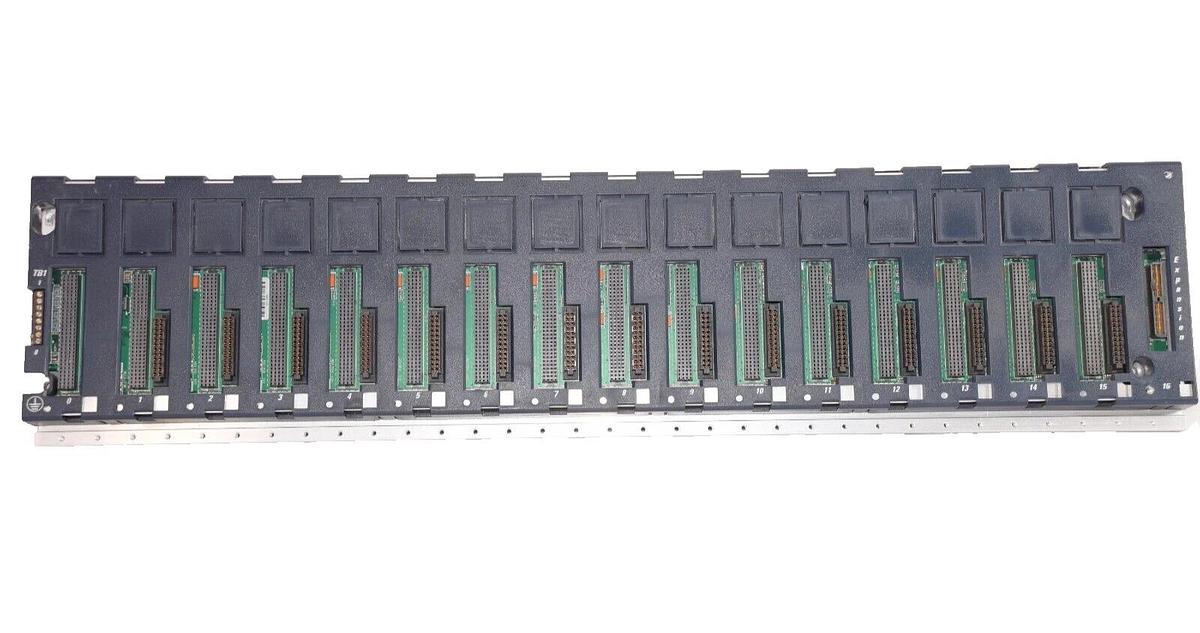 Used GE FANUC IC695CHS016-BA RX3i 16-Slot Backplane