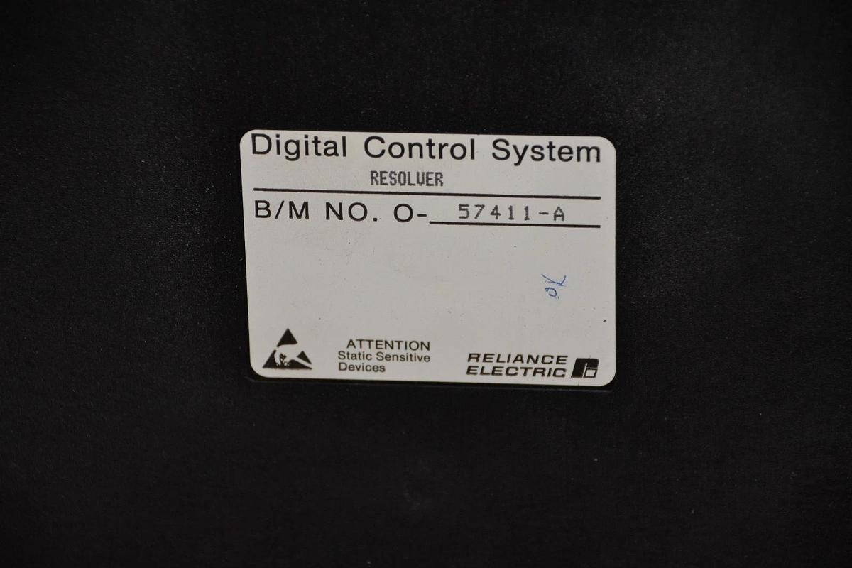 Used RELIANCE ELECTRIC DIGITAL CONTROL SYSTEM RESOLVER 0-57411-A 57411-A 0 57411 A