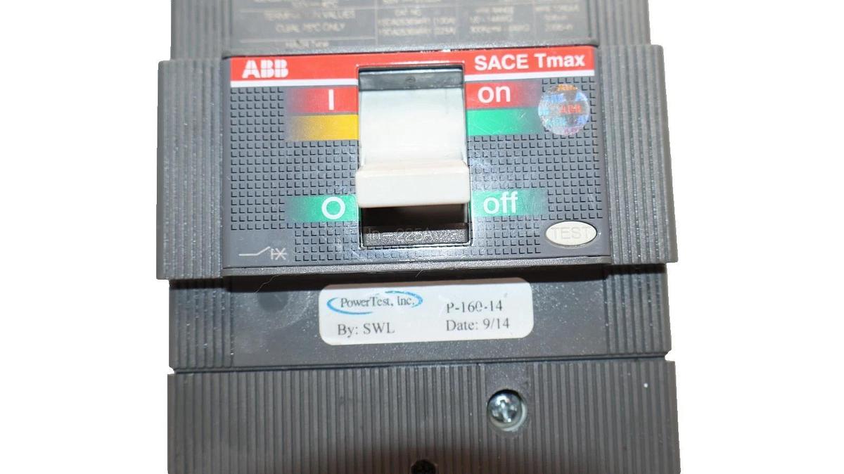 Used ABB SACE T3N 225 T3N225 225A 225 Amp 3P SACE Tmax Circuit Breaker