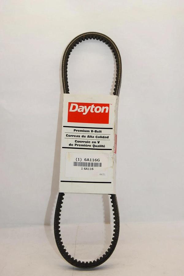 (NEW) DAYTON 6A116G Premium V-Belt