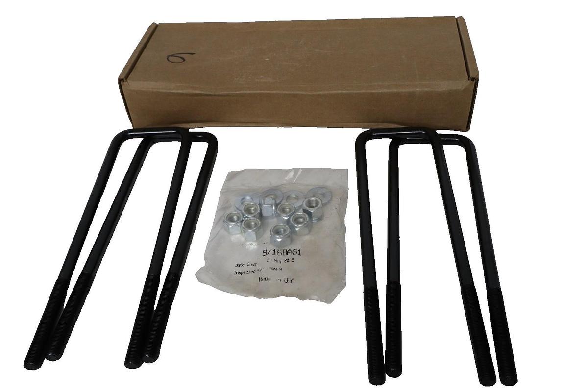 Rough Country 9/16" Square U-Bolts 7660  (3.0 x 13) (New)