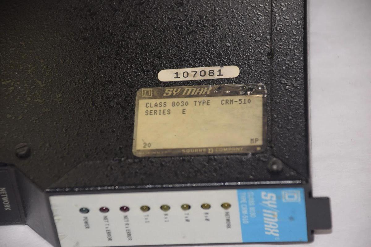Used SQUARE D SY/MAX 8030 CRM-510 SERIES E  INTERFACE MODULE