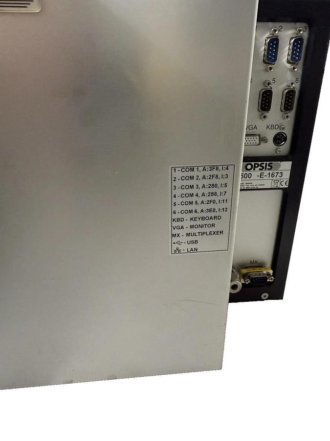 Used Opsis AR500 Particle Detection System -E-1673 AR500-E-1673 AR500E1673