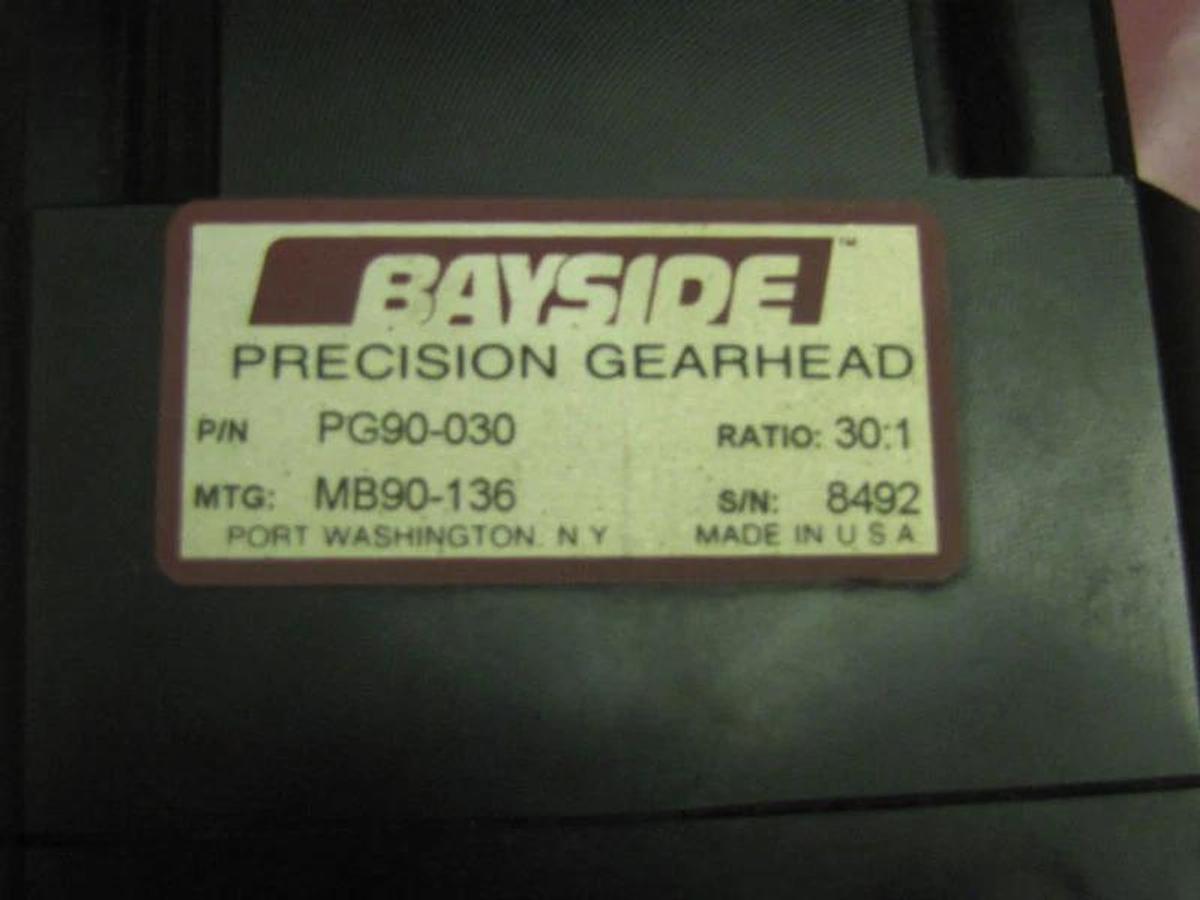Used Bayside gearhead PG90-030 Parker compumotor SM23AE-NTQN