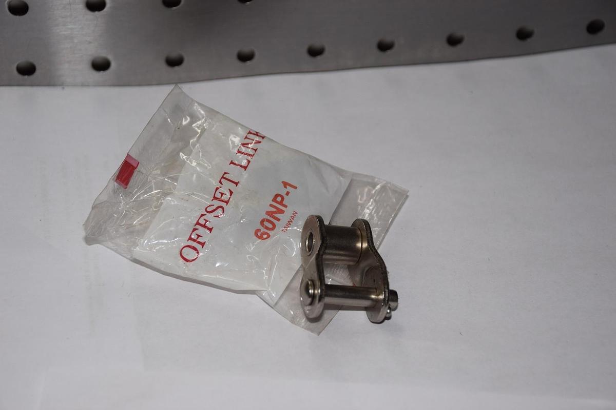 NO NAME 60NP-1 60NP1 NICKEL PLATED OFFSET LINK NEW