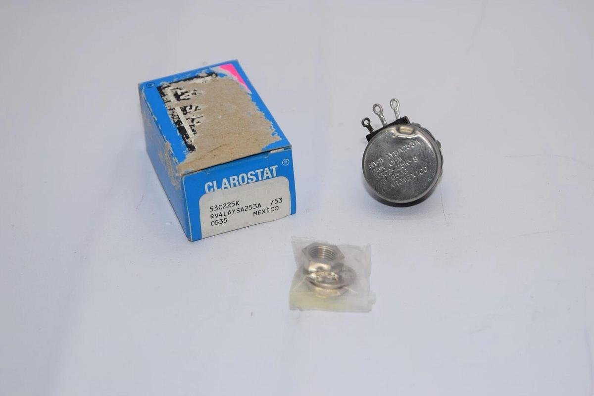 (NEW) CLAROSTAT 53C225K RV4LAYSA253A Potentiometer