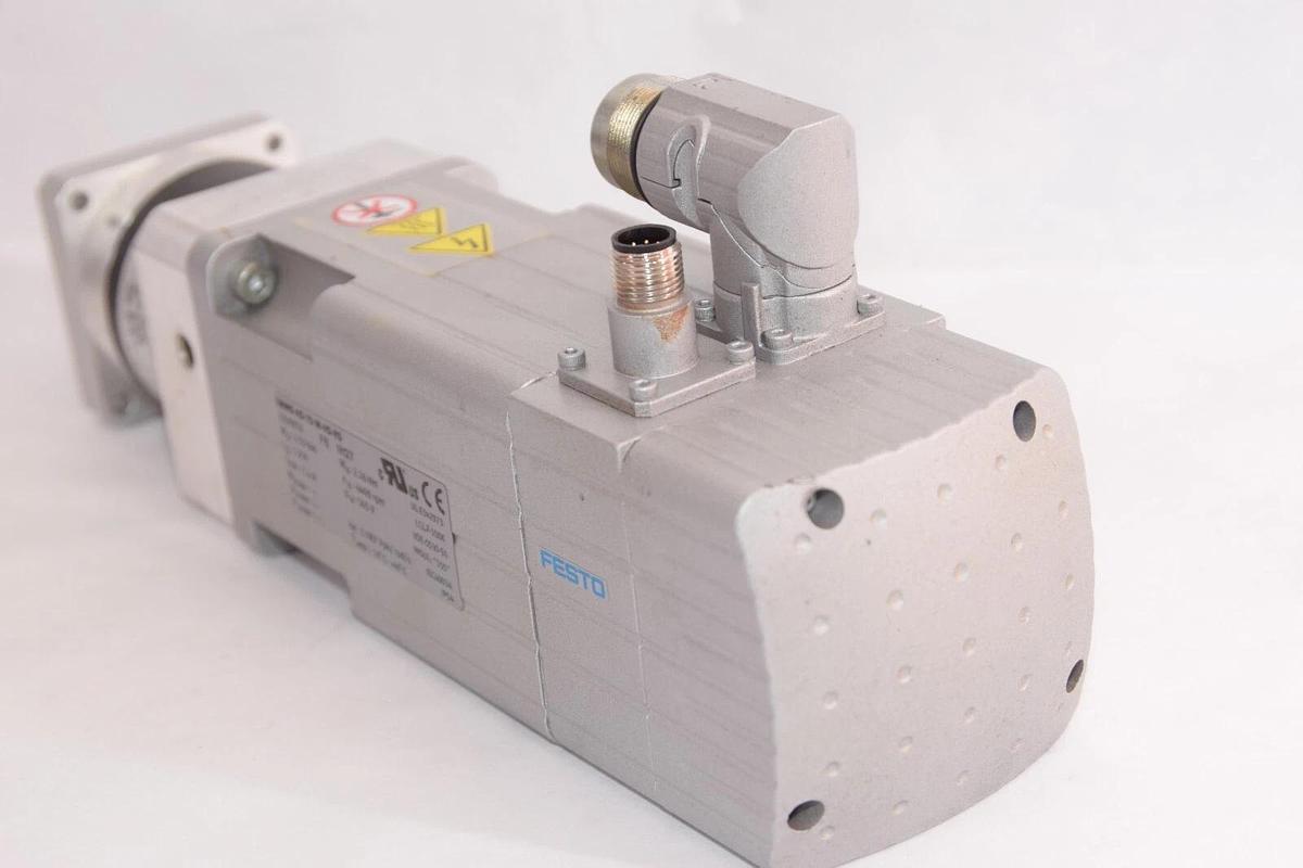 Used FESTO EMMS-AS-70-M-HS-RS Servo Motor With PLE60 Gearhead