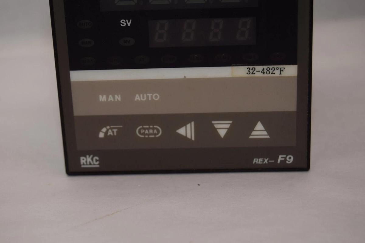 Used RKC INSTRUMENT INC. REX-F9 110/12V or 220/240V Electronic Temperature Controller