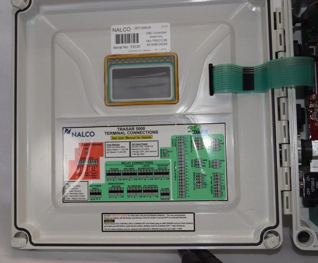 Used NALCO 3D Trasar 3DT Cooling Controller 3DT-5000 3DT5000 3DT-5000-B 4x 90-240v