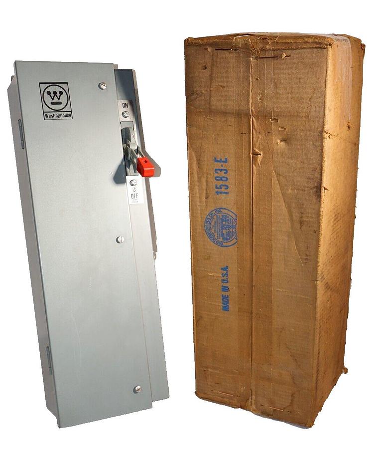 Westinghouse Motor Control Starter Disconnect Size Sz 2 A206J2MGAC 50a 25hp NOS