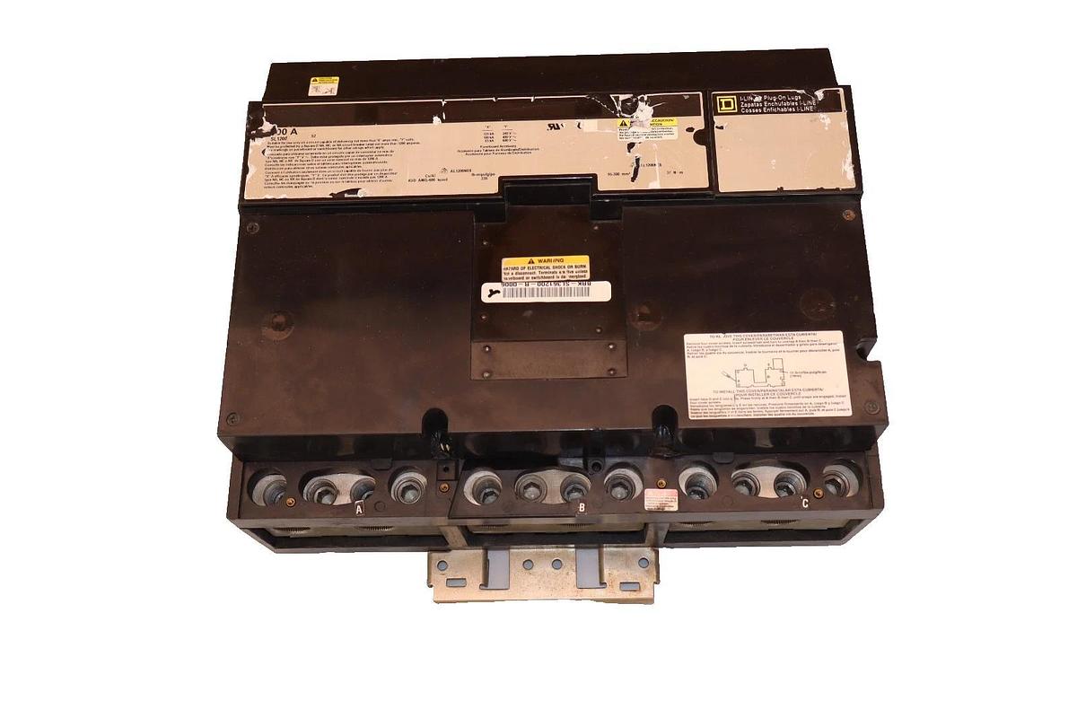 Used Square D Circuit Breaker 1200Amp SL1200 1200A Frame 600V 3Pole